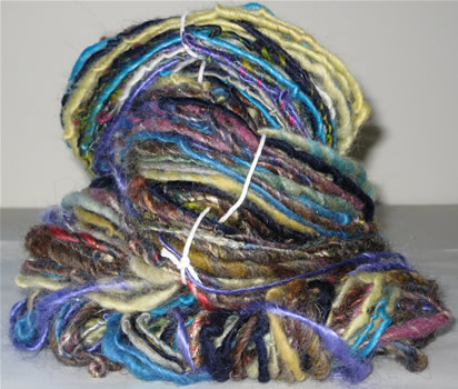 linda scharf handspun yarn/stoneleafmoon.com