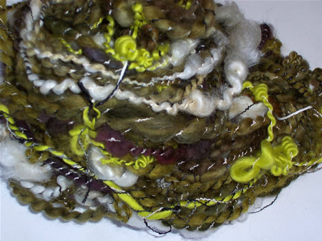 linda scharf handspun yarn/stoneleafmoon.com