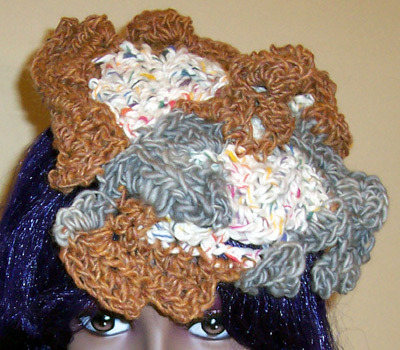 linda scharf crocheted hat/stoneleafmoon.com