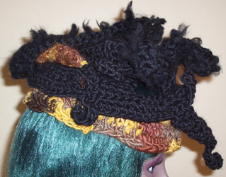 linda scharf crocheted hat/stoneleafmoon.com