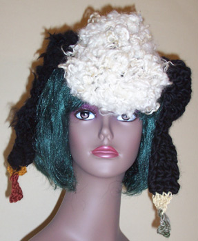 linda scharf crocheted hat/stoneleafmoon.com