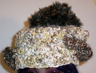 linda scharf crocheted hat/stoneleafmoon.com