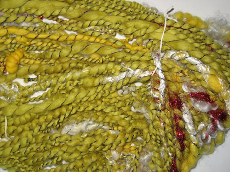 linda scharf handspun yarn/stoneleafmoon.com