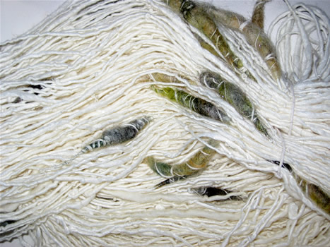 linda scharf handspun yarn/stoneleafmoon.com