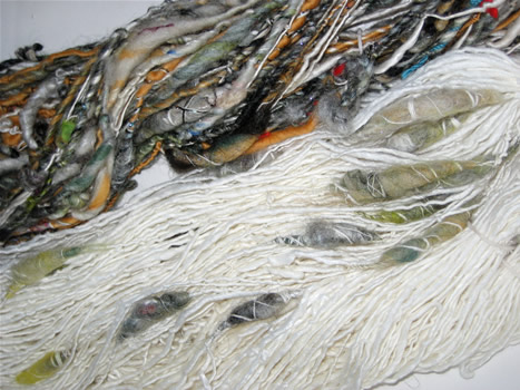 linda scharf handspun yarn/stoneleafmoon.com