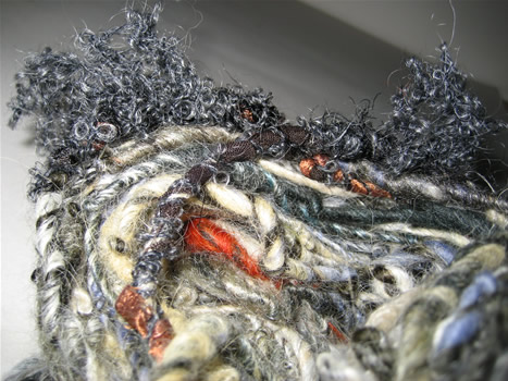 handspun yarn by linda scharf/stoneleafmoon.com