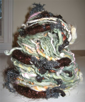 linda scharf handspun yarn/stoneleafmoon.com