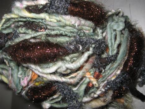 handspun yarn by linda scharf/stoneleafmoon.com