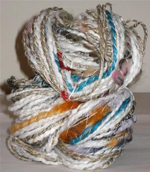 linda scharf handspun yarn/stoneleafmoon.com