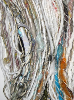 linda scharf handspun yarn/stoneleafmoon.com
