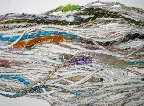 linda scharf handspun yarn/stoneleafmoon.com