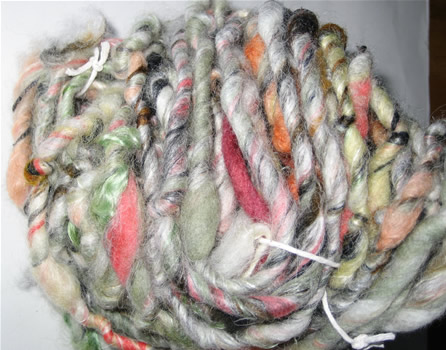 linda scharf handspun yarn/stoneleafmoon.com