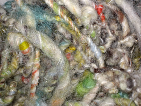 linda scharf handspun yarn/stoneleafmoon.com