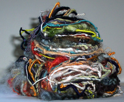 linda scharf handspun yarn/stoneleafmoon.com