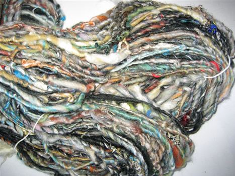 linda scharf handspun yarn/stoneleafmoon.com