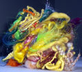 linda scharf handspun yarn/stoneleafmoon.com