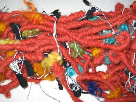 linda scharf handspun yarn/stoneleafmoon.com