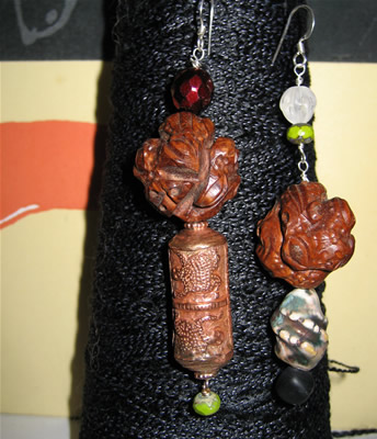 eclectic relics...earrings by stoneleafmoon.com