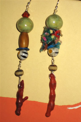 eclectic relics...earrings by stoneleafmoon.com