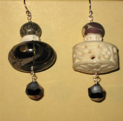 eclectic relics...earrings by stoneleafmoon.com