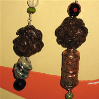 eclectic relics...earrings by stoneleafmoon.com