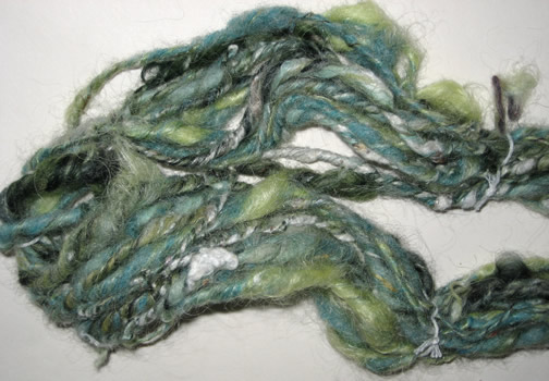 linda scharf handspun yarn/stoneleafmoon.com