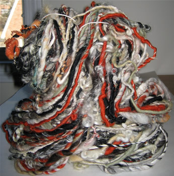 linda scharf handspun yarn/stoneleafmoon.com