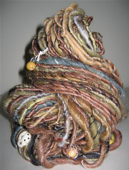 linda scharf handspun yarn/stoneleafmoon.com