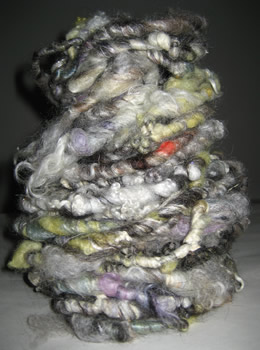 linda scharf handspun yarn/stoneleafmoon.com