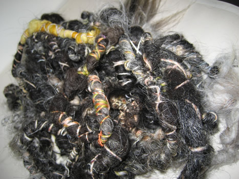 linda scharf handspun yarn/stoneleafmoon.com