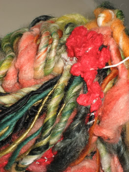 linda scharf handspun yarn/stoneleafmoon.com
