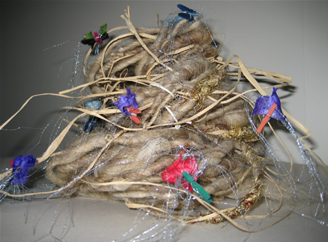 linda scharf handspun yarn/stoneleafmoon.com