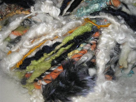 linda scharf handspun yarn/stoneleafmoon.com