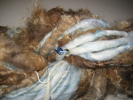 linda scharf handspun yarn/stoneleafmoon.com