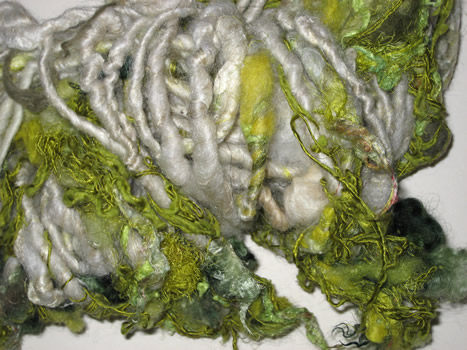 linda scharf handspun yarn/stoneleafmoon.com