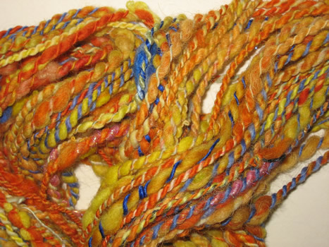 linda scharf handspun yarn/stoneleafmoon.com